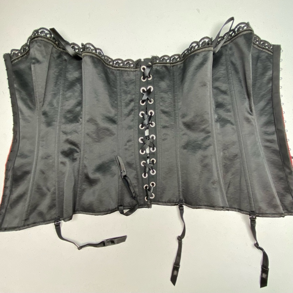 Red Adjustable Corset, O/S AAA121 - Picture 3 of 4
